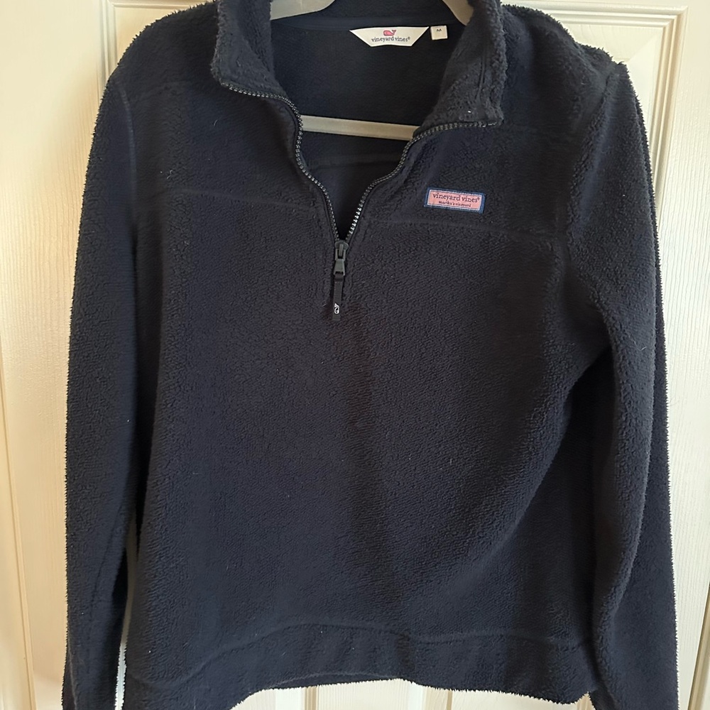 Black Fleece Quarter-Zip Pullover